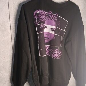 H&M Black and Purple Graphic Sweatshirt